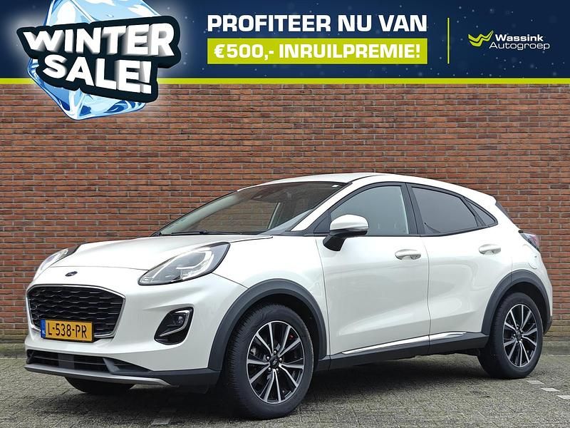 Wit Occasion 2021 Ford Puma Titanium SUV | € 18.900 (Eerlijke prijs) - Afbeelding 1/3