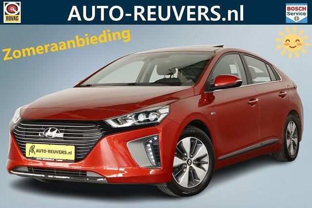 Rood Gebruikt 2019 Hyundai Ioniq Premium Sedan | € 18.450 (Eerlijke prijs) - Afbeelding 1/4