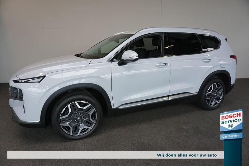 Wit Gebruikt 2021 Hyundai Santa Fe Premium SUV | € 36.895 (Eerlijke prijs) - Afbeelding 1/4