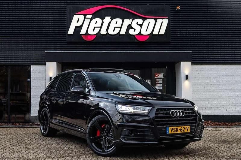 Zwart Gebruikt 2019 Audi Q7 S-Line SUV | € 26.950 (Super prijs) - Afbeelding 1/4