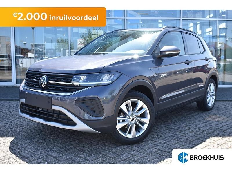 Grijs (metallic) Nieuw 2025 VW T-Cross Edition SUV | € 32.565 (Super prijs) - Afbeelding 1/4