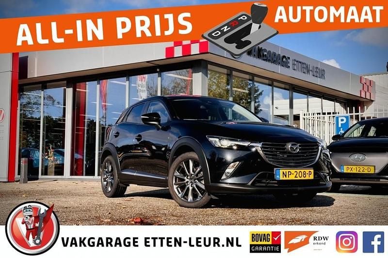 Zwart Gebruikt 2017 Mazda CX-3 Luxury SUV | € 18.985 (Eerlijke prijs) - Afbeelding 1/4