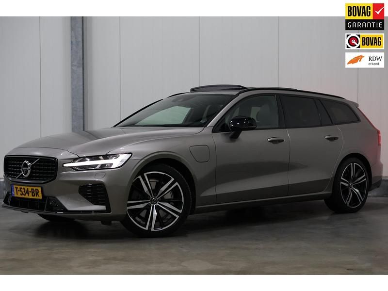 Grijs Gebruikt 2021 Volvo V60 R-Design Stationwagen | € 35.495 (Eerlijke prijs) - Afbeelding 1/4