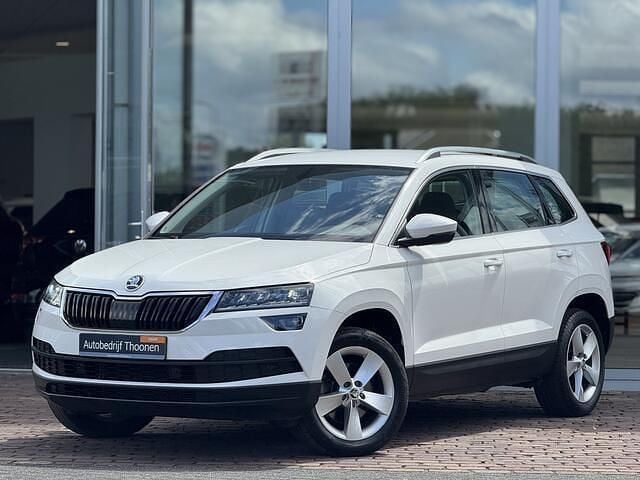 Wit Gebruikt 2018 Skoda Karoq Style SUV | € 19.900 (Eerlijke prijs) - Afbeelding 1/4