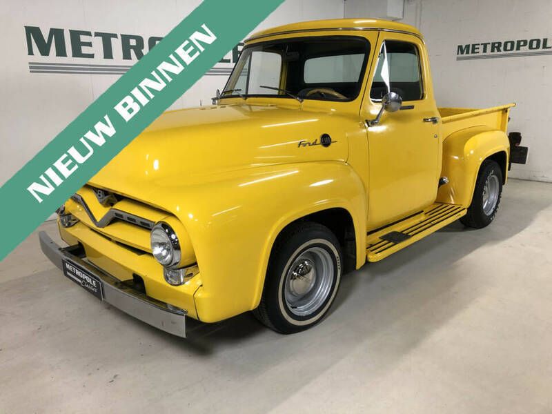 Geel Gebruikt 1955 Ford F100 Pickup | € 34.900 - Afbeelding 1/4