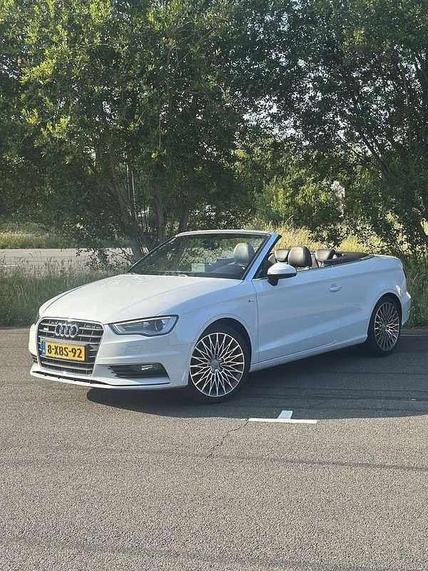 Wit Gebruikt 2014 Audi A3 Cabriolet S-Line Cabriolet | € 14.950 (Goede deal) - Afbeelding 1/4