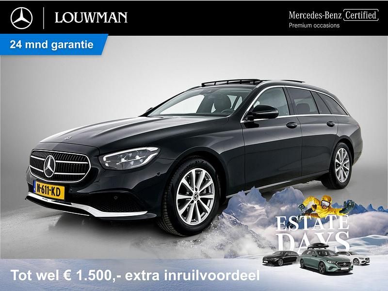 Donker 040 zwart Occasion 2021 Mercedes E200 Business Stationwagen | € 39.945 (Eerlijke prijs) - Afbeelding 1/4