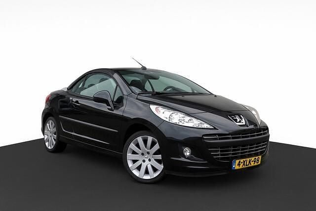 Zwart Gebruikt 2007 Peugeot 207 CC Cabriolet | € 4.950 (Eerlijke prijs) - Afbeelding 1/4