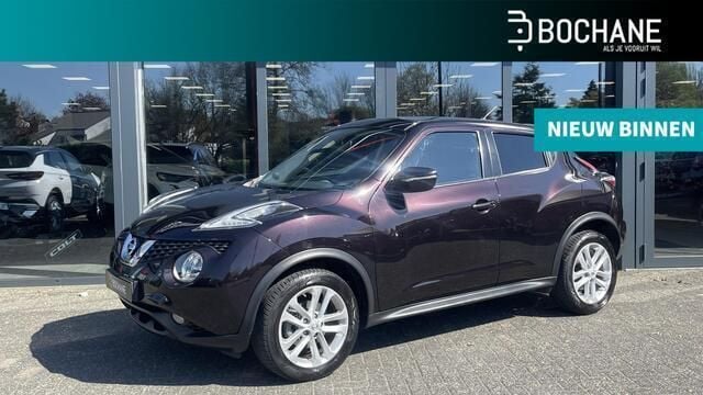 Paars Gebruikt 2015 Nissan Juke Acenta SUV | € 9.745 (Eerlijke prijs) - Afbeelding 1/4