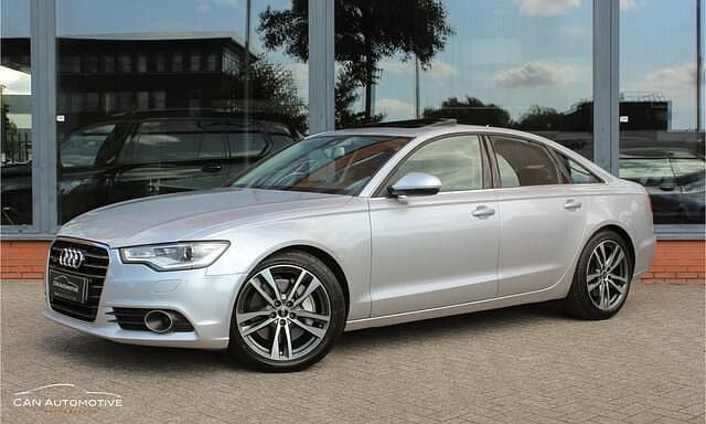 Grijs Gebruikt 2014 Audi A6 Comfort Sedan | € 19.250 (Eerlijke prijs) - Afbeelding 1/4
