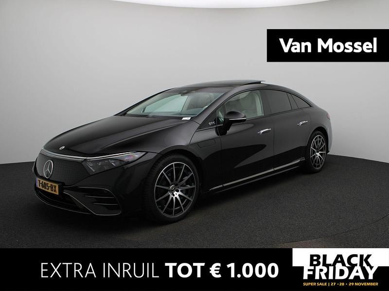 Zwart Gebruikt 2023 Mercedes EQS580 AMG line Hatchback | € 86.500 - Afbeelding 1/4