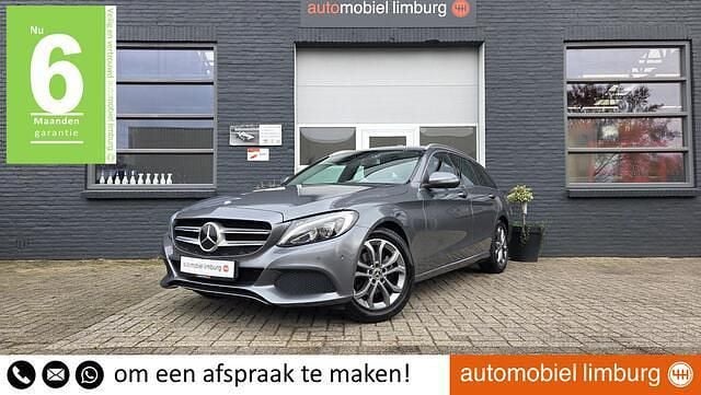 Grijs Gebruikt 2017 Mercedes C180 Avantgarde Stationwagen | € 17.450 (Goede deal) - Afbeelding 1/4