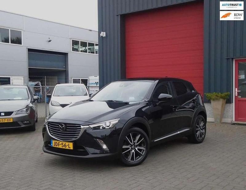 Zwart Gebruikt 2016 Mazda CX-3 SUV | € 15.699 (Eerlijke prijs) - Afbeelding 1/4
