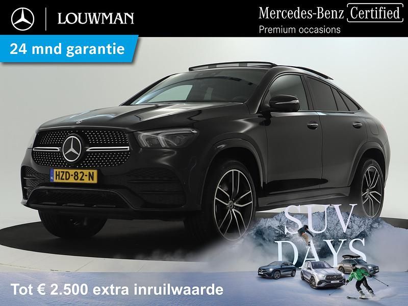 Zwart Gebruikt 2023 Mercedes GLE350 Premium Plus Coupé | € 82.945 (Eerlijke prijs) - Afbeelding 1/4