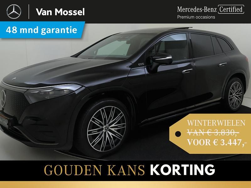 Zwart Gebruikt 2024 Mercedes EQS450+ AMG line SUV | € 99.945 - Afbeelding 1/4