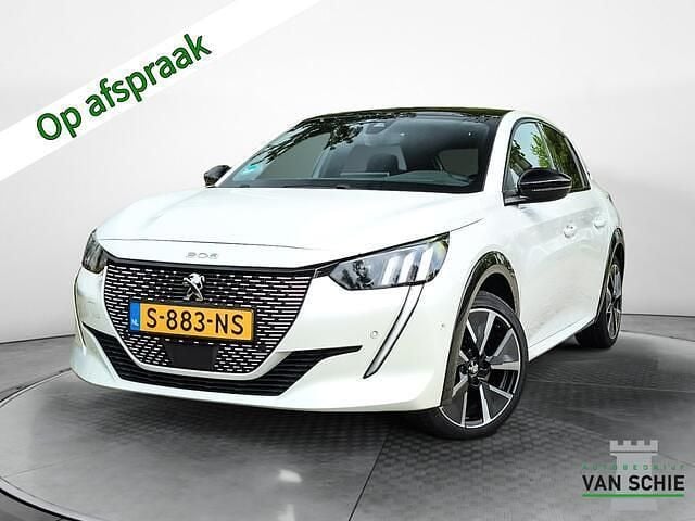 Wit Gebruikt 2022 Peugeot e-208 GT Hatchback | € 18.400 (Eerlijke prijs) - Afbeelding 1/4