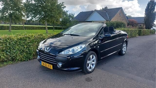Zwart Gebruikt 2008 Peugeot 307 CC Cabriolet | € 1.450 (Super prijs) - Afbeelding 1/4