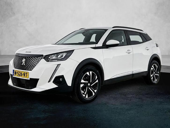 Wit Occasion 2021 Peugeot 2008 Allure SUV | € 21.820 (Iets duurder) - Afbeelding 1/4