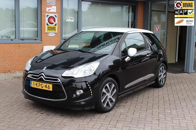 Zwart Gebruikt 2013 Citroën DS3 So Chic Hatchback | € 5.499 (Eerlijke prijs) - Afbeelding 1/4