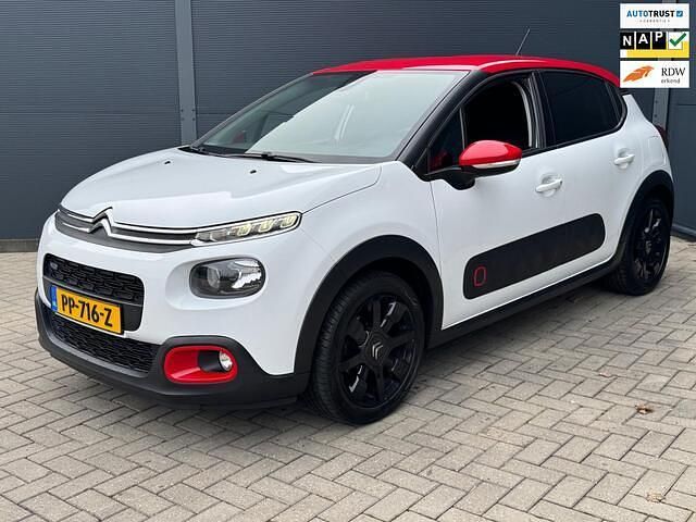 Wit Occasion 2017 Citroën C3 PureTech Hatchback | € 7.950 (Eerlijke prijs) - Afbeelding 1/4