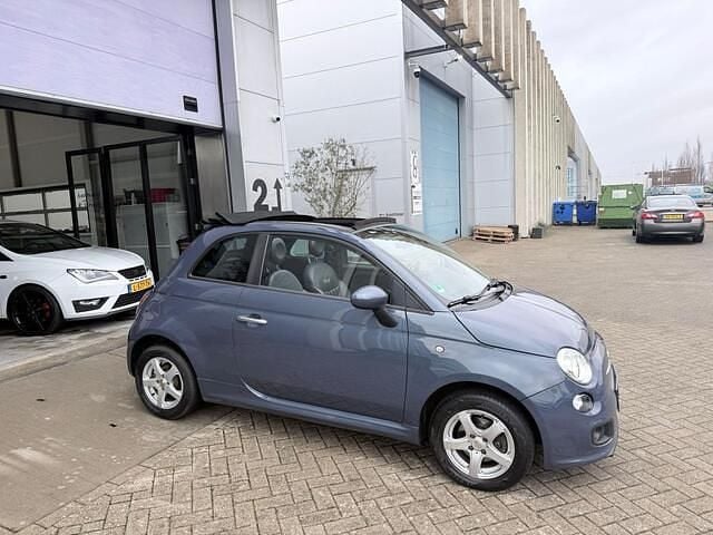 Occasion Fiat 500C Sport 101 PK (74 kW) 2013 Blauw (metallic) Cabriolet