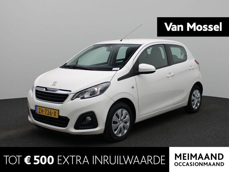 Wit Gebruikt 2019 Peugeot 108 Active Hatchback | € 7.900 (Eerlijke prijs) - Afbeelding 1/4