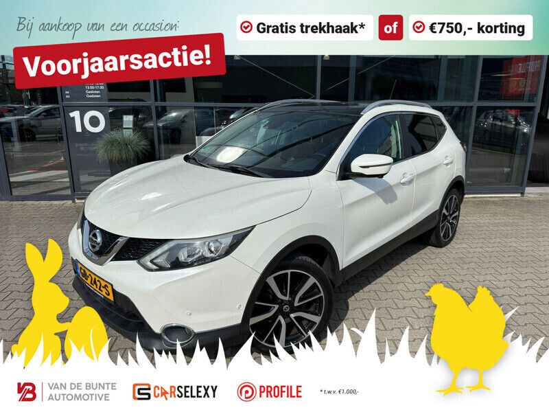 Wit Gebruikt 2015 Nissan Qashqai Tekna SUV | € 15.950 (Duur) - Afbeelding 1/4