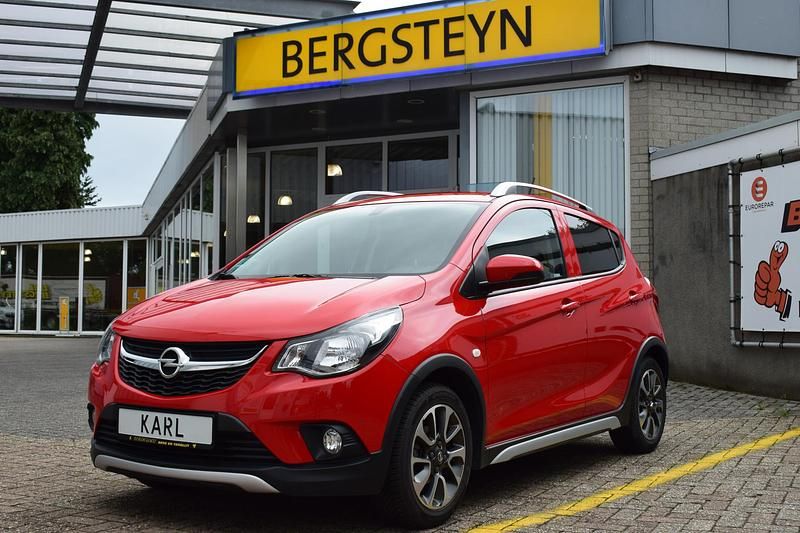 Rood Gebruikt 2017 Opel Karl Edition Hatchback | € 11.750 (Duur) - Afbeelding 1/4