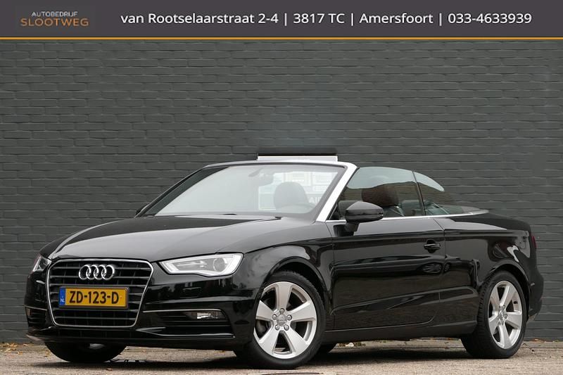 Zwart Gebruikt 2015 Audi A3 Cabriolet Ambition Cabriolet | € 18.350 (Eerlijke prijs) - Afbeelding 1/4