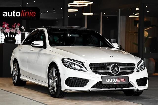 Wit Gebruikt 2018 Mercedes C180 Ambition Sedan | € 17.999 (Goede deal) - Afbeelding 1/4