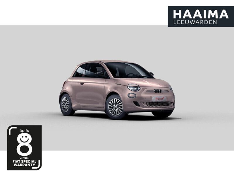 Bruin, metallic lak Nieuw 2025 Fiat 500e La Prima Cabriolet | € 39.190 (Iets duurder) - Afbeelding 1/4