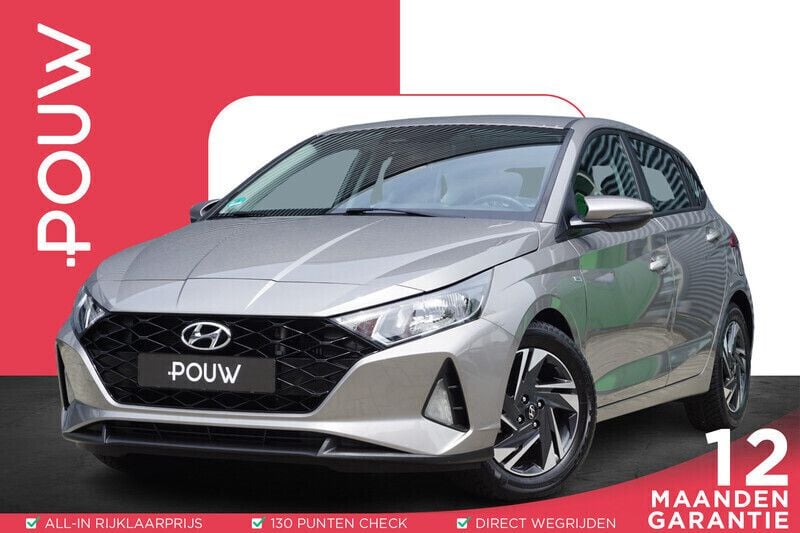 Grijs Gebruikt 2021 Hyundai i20 Comfort Hatchback | € 15.950 (Goede deal) - Afbeelding 1/4