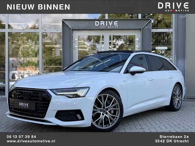 Wit Occasion 2023 Audi A6 S-Line Stationwagen | € 44.900 (Goede deal) - Afbeelding 1/4