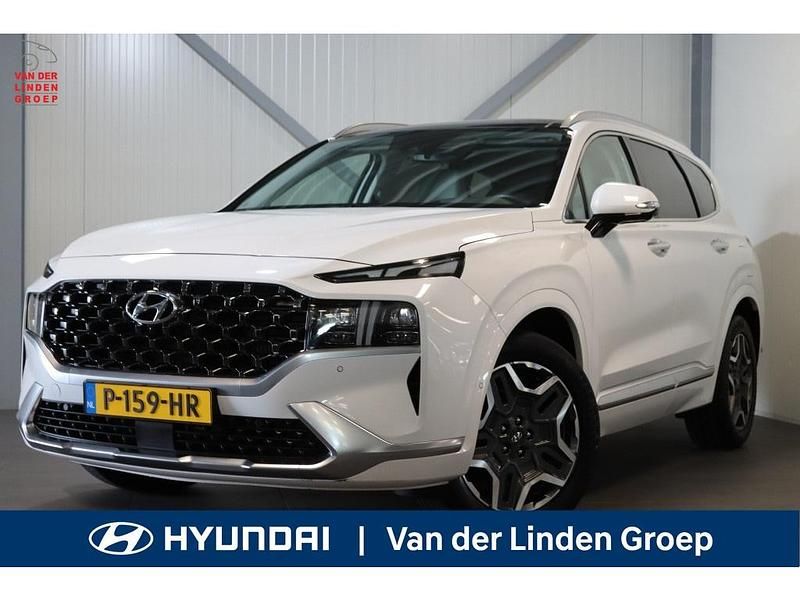 Wit Occasion 2022 Hyundai Santa Fe Premium SUV | € 38.995 (Iets duurder) - Afbeelding 1/4