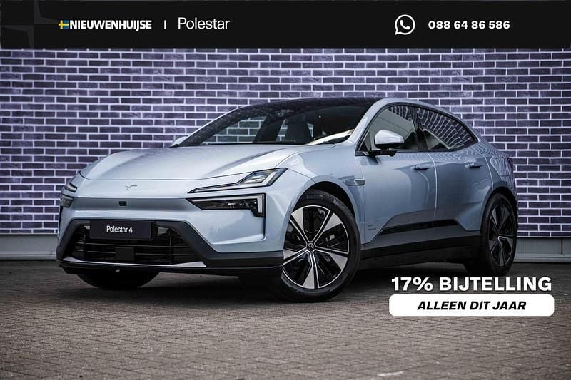 Blauw, metallic lak Nieuw 2025 Polestar 4 Pilot SUV | € 58.899 (Goede deal) - Afbeelding 1/4