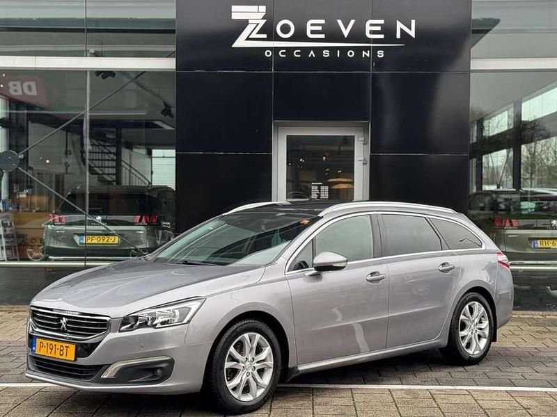 Grijs Gebruikt 2016 Peugeot 508 GT-line Stationwagen | € 11.995 (Eerlijke prijs) - Afbeelding 1/4