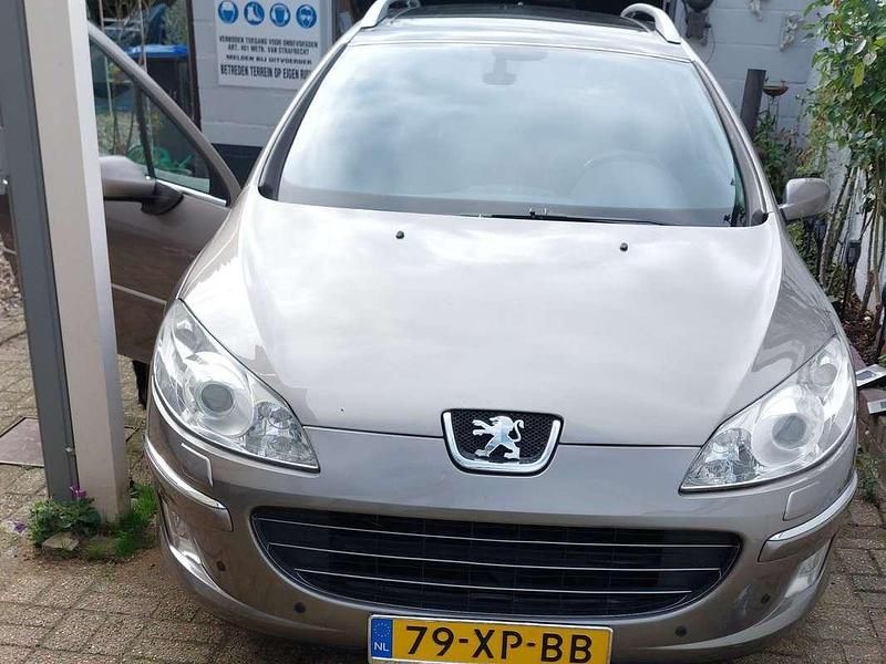 Beige Gebruikt 2007 Peugeot 407 GT Stationwagen | € 2.000 - Afbeelding 1/4