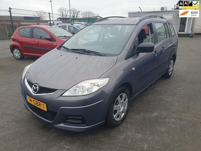 Grijs (metallic) Gebruikt 2008 Mazda 5 MPV | € 2.249 (Eerlijke prijs) - Afbeelding 1/4