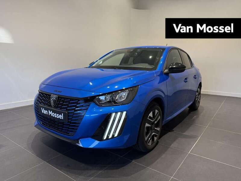 Blauw Gebruikt 2024 Peugeot e-208 Style Hatchback | € 31.440 - Afbeelding 1/3