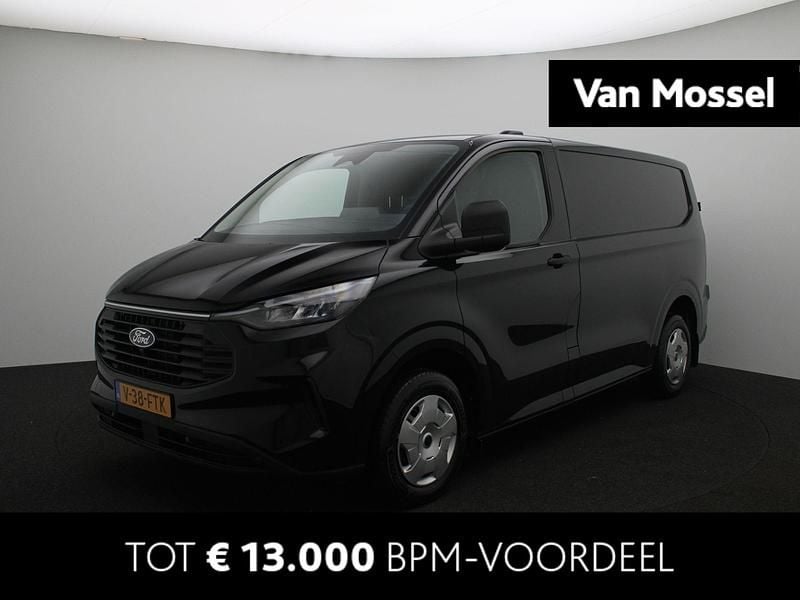 Zwart Nieuw 2024 Ford Transit Custom Trend Van | € 29.645 (Super prijs) - Afbeelding 1/4
