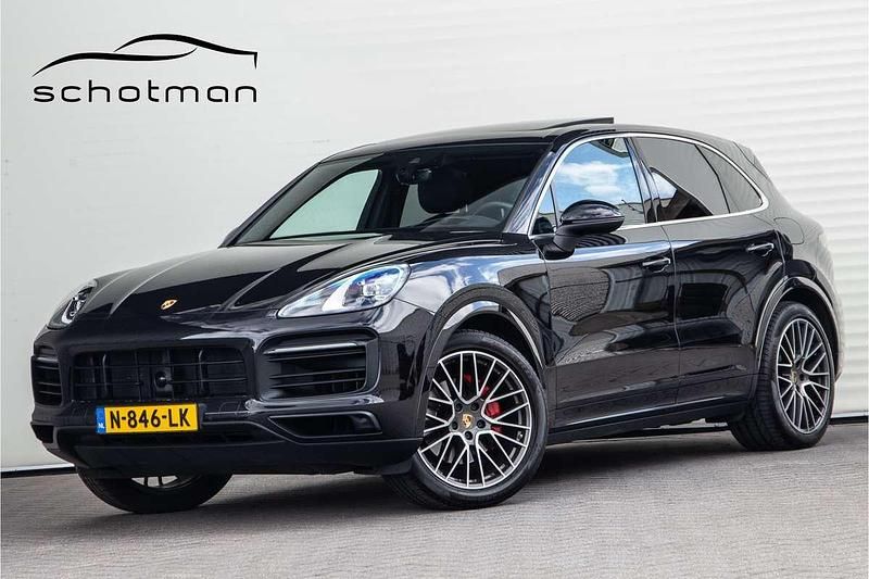 Zwart, metallic lak Gebruikt 2021 Porsche Cayenne Sport SUV | € 58.500 (Super prijs) - Afbeelding 1/4