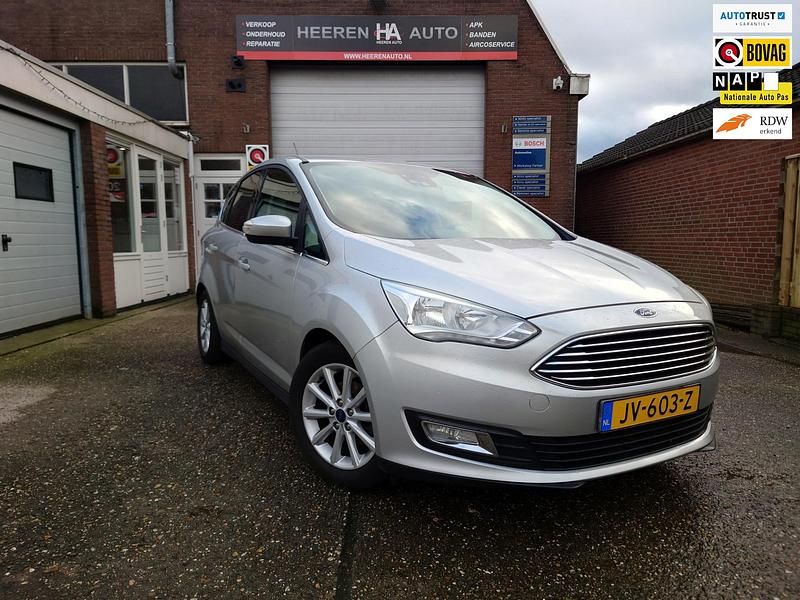 Grijs Gebruikt 2015 Ford C-MAX Titanium MPV | € 8.700 (Eerlijke prijs) - Afbeelding 1/4