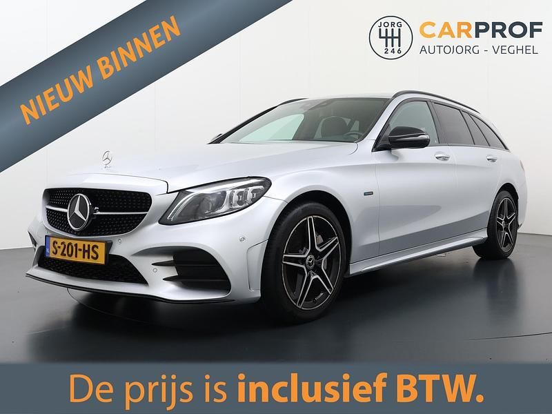 Grijs Gebruikt 2021 Mercedes C300 Business Stationwagen | € 28.995 (Eerlijke prijs) - Afbeelding 1/4