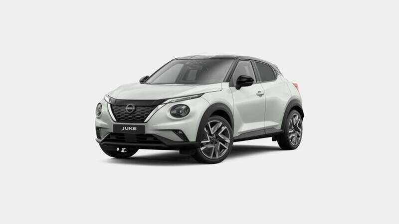 Wit Nieuw 2024 Nissan Juke SUV | € 35.420 (Iets duurder) - Afbeelding 1/4