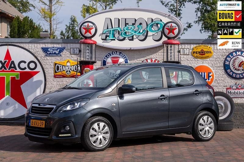 Grijs Gebruikt 2014 Peugeot 108 Active Hatchback | € 6.950 (Eerlijke prijs) - Afbeelding 1/4