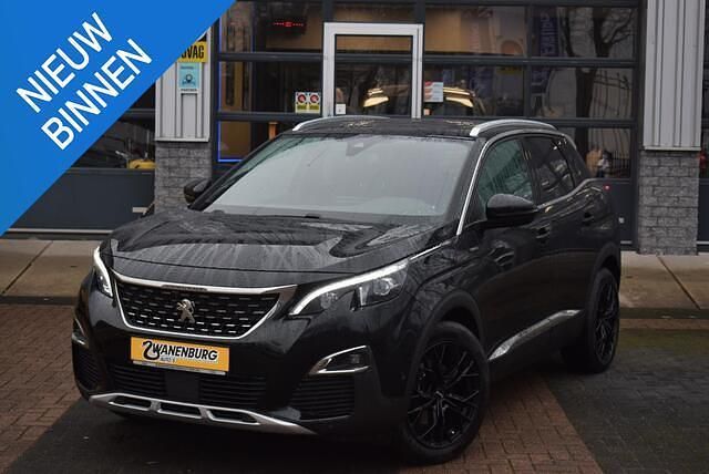 Zwart Occasion 2017 Peugeot 3008 GT-line SUV | € 18.950 (Eerlijke prijs) - Afbeelding 1/4