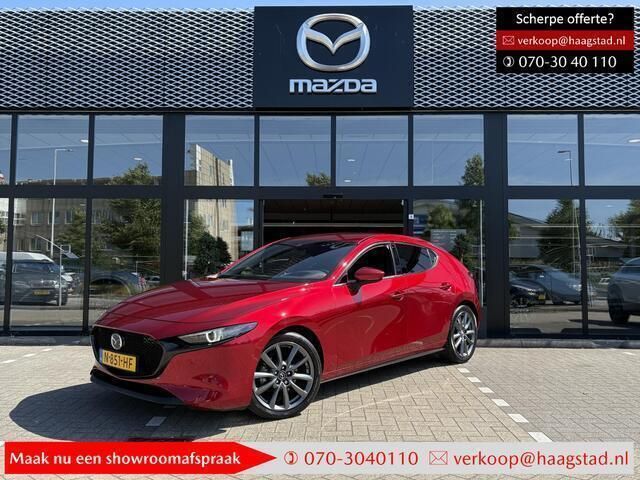 Soul red crystal m Gebruikt 2021 Mazda 3 Sportive Hatchback | € 23.750 (Goede deal) - Afbeelding 1/4