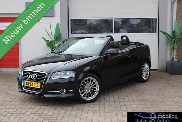 Zwart Gebruikt 2010 Audi A3 Cabriolet Ambition Cabriolet | € 4.950 (Goede deal) - Afbeelding 1/4
