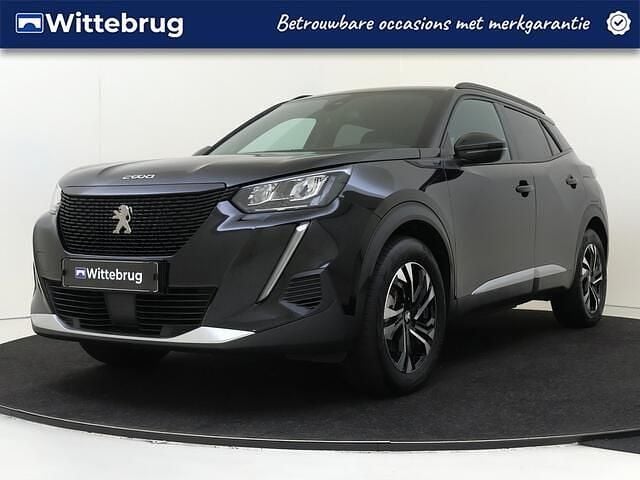 Zwart Occasion 2022 Peugeot e-2008 Allure SUV | € 18.925 (Goede deal) - Afbeelding 1/3