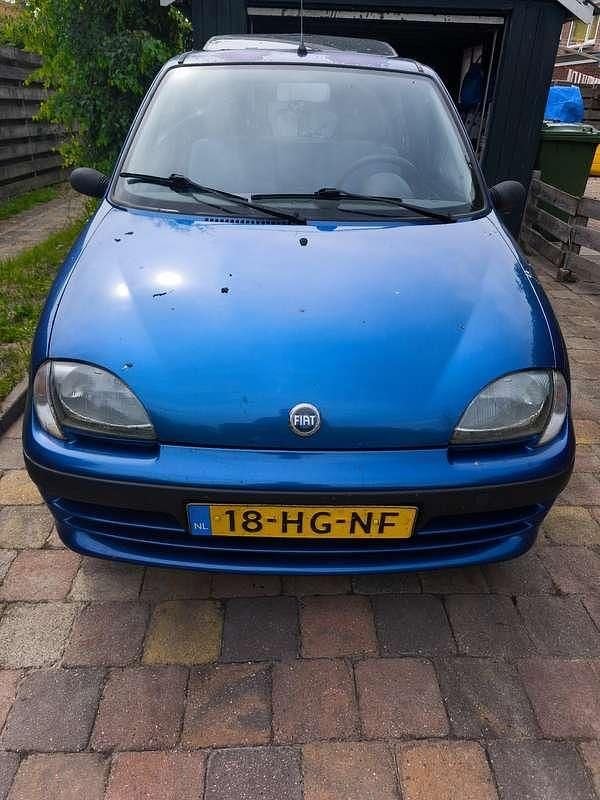 Blauw Gebruikt 2001 Fiat Seicento S Hatchback | € 500 (Goede deal) - Afbeelding 1/4